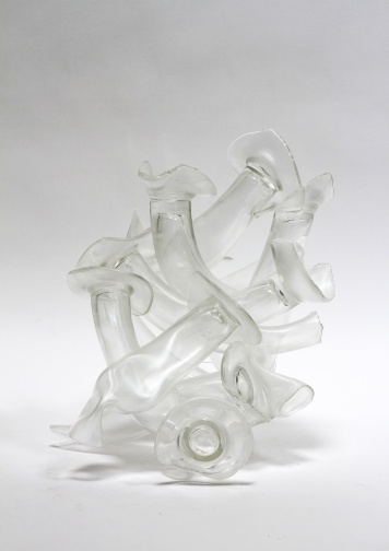 Anemona, 2017, fused glass, 28 x 20 x 20 cm
