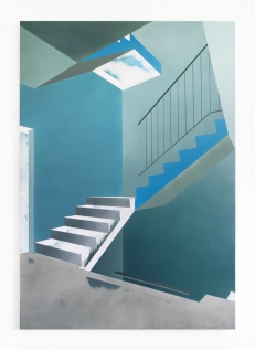 Treppenhaus, 2020, oil on canvas, 100 x 70 cm