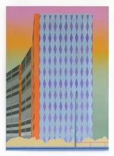 Wohnscheibe, 2020, oil on canvas, 100 x 70 cm