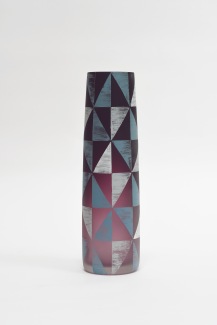 Sequence, 2021, vintage vase, glass paint, 28 x 8 x 8 cm